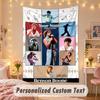 Custom Personalized Tapestry,Benson Boone Print Custom Name Text Wall Art Hanging for Bedroom