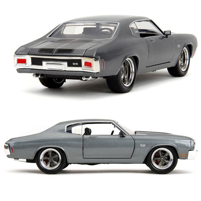 Miniature Die-Cast - JADA - 1970 Chevrolet Chevelle SS - Fast &amp; Furious - Échelle 1:24 - Noir