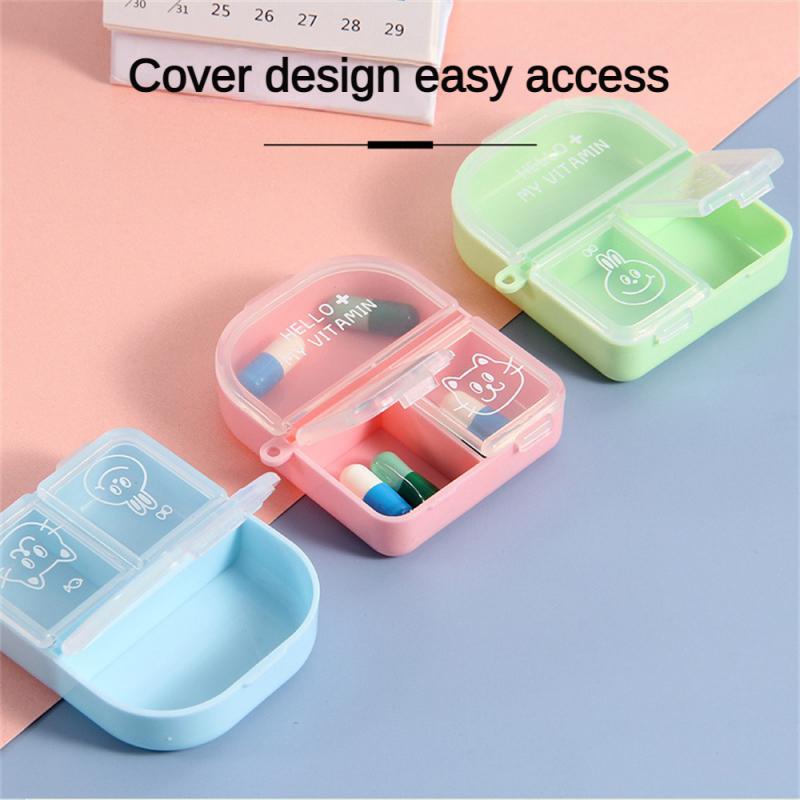 1/2/3PCS Compartment Storage Portable Dustproof Multipurpose Health Care Small Box Grid Design Storage Box