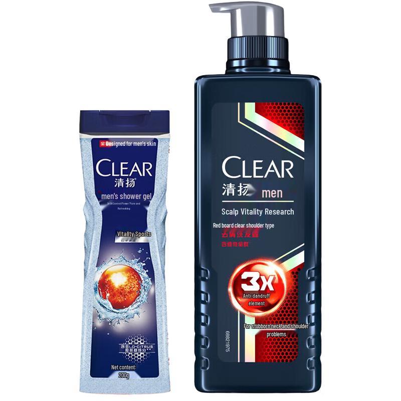 Clear Sport Body Wash & Anti-Dandruff Shampoo Set