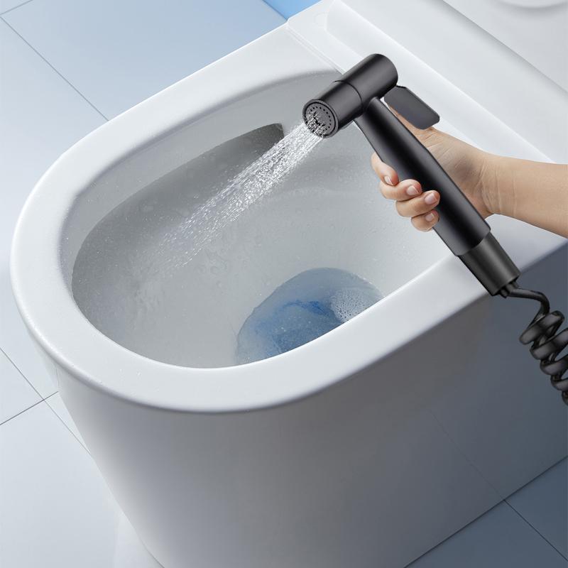 Toilet Shower Wc Handheld Spray Portable Bidet Toilet Faucet Sprayer Dual Control Angle Valve Personal Care Stainless Bidets New