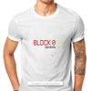 First Block Bitcoin Blockchain Technology Man's TShirt Dogecoin Cryptocurrency Miners Meme T Shirt Gifts