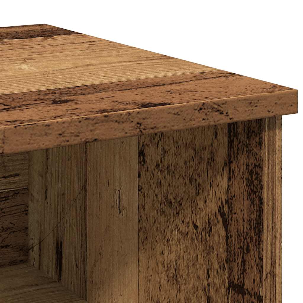 Nightstand with Rustic Wood Look 40 x 36 x 65 cm Engineered Wood