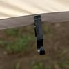 4Pcs Outdoor Camping Lights Hook Holder Antiskid Clamp Tent Fixed Clip Tent Clip Light Hook Nonslip Fixing Clip