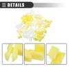 Motoforti Tailgate Door Handle Door Lock Rod Clips for Toyota Highlander 2001-2013 Plastic No.6929312030 White 15 Pairs