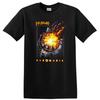 Vintage Classic Rock Pyromania Feuer Explosion Grafik T-Shirt Lässiges T-Shirt