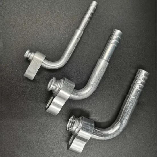 (15PCS)R134 Automotive Air Conditioning Piping Aluminum Joint Kit Condenser Radiator Drying Bottle Active Plate Header Connector