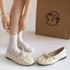 Popular French ballet style square head shallow mouth flat-soled single shoes women's summer 2025 new versatile skirt Mary Jane shoes