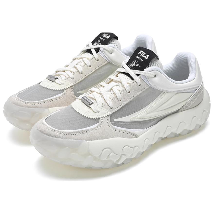 FILA Gara 2 Comfortable Versatile Durable Low-Top Running Shoes Women sneaker White Gray F12W433201FSV
