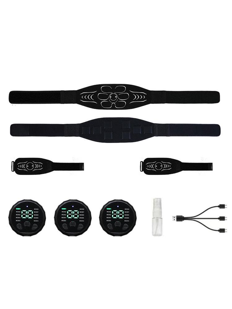 EMS Muscle Stimulator Abdominal Exerciser Waist Belt for Full-Body Fitness and Strength Training.