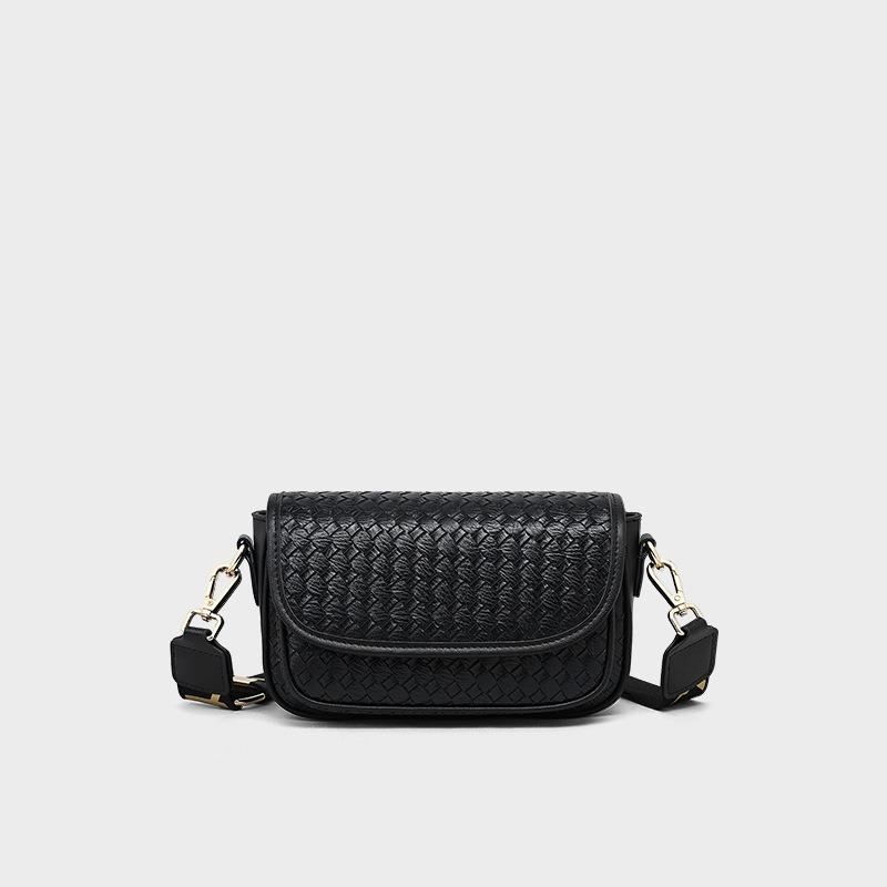 Bag Women's New Leather Women's Bag Crossbody Underarm Bag Premium Woven Shoulder Bag Small Bag Luggage