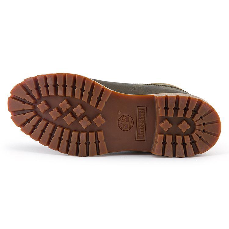 Timberland Leather Waterproof Shock Absorbing Comfortable Fashion Short Outdoor Boots Men Boots Olive A6291