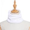 Unisex Wool Neck Gaiter: Faux Collar for Cervical Support, Thickened, Warm Knitted Scarf & Head Protector.