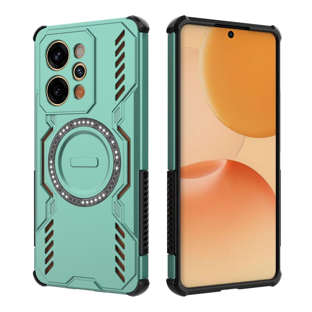 Para Oppo Realme P4 Power 5G/Realme Narzo Power 5G Funda Magnética, Cubierta de Teléfono a Prueba de Golpes con Disipación de Calor