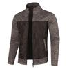 Maglione da uomo autunno inverno, cardigan largo, nuovo, freddo, collo alto, patchwork, caldo, giacca a vento, giacche casual Yasheng