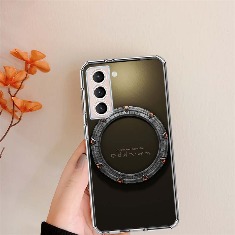 Stargate Atlantis Phone Case For Samsung S24 FE Galaxy S22 S25 Ultra S25 Edge S21 S23 FE S20 S10 Plus Cover Shell Coque Clear Si