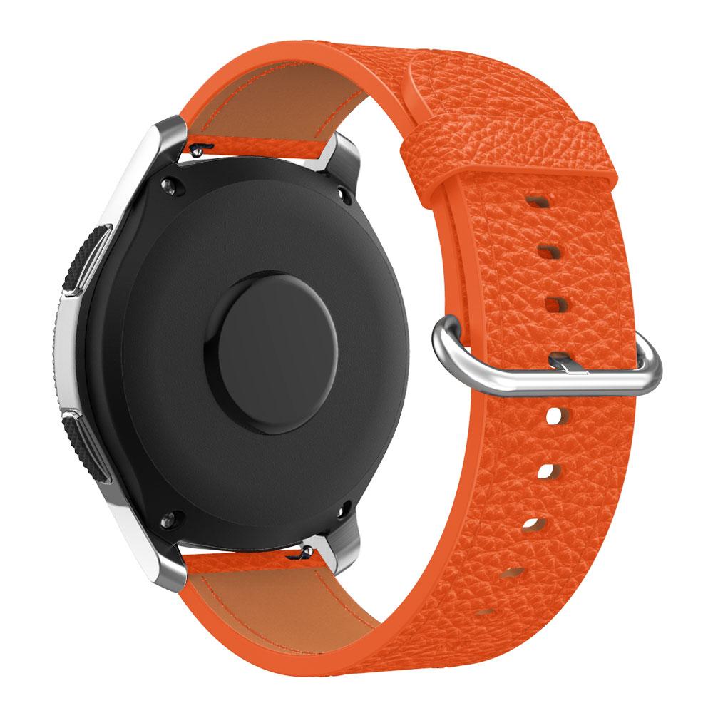 22mm Classic Buckle Genuine Leather Smart Watch Band for Samsung Galaxy Watch 46mm/Gear S3 Classic/Gear S3 Frontier