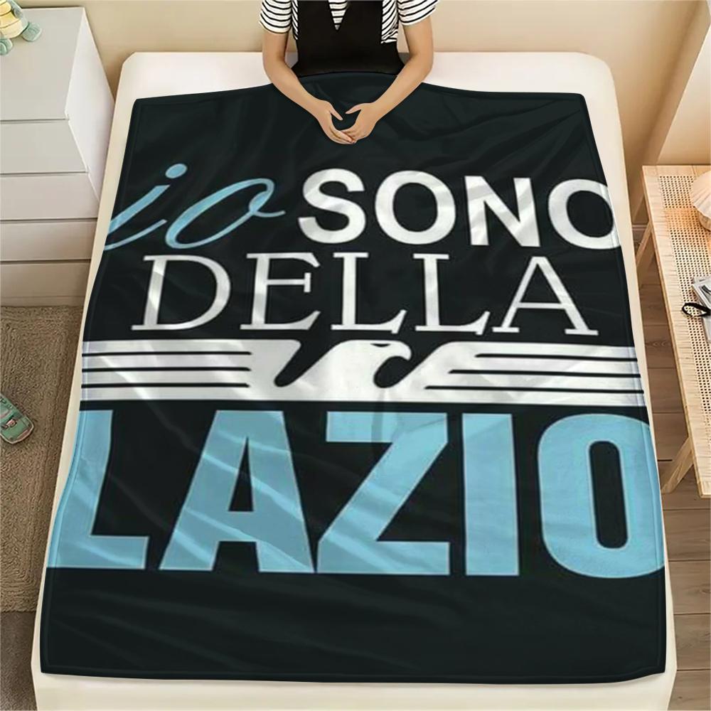 

Фланелевое одеяло с принтом Lazio, Высококачественное, Удобное для всех сезонов, Декор для дома, Тепло и уют, Идеально для рождественских подарков65 80cm x 120cm