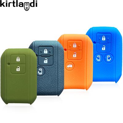 Funda de silicona para llave de coche para Suzuki Swift Ignis XL7 Wagon R Monopoly para Suzuki Swift 2020 2021 portallaves llavero