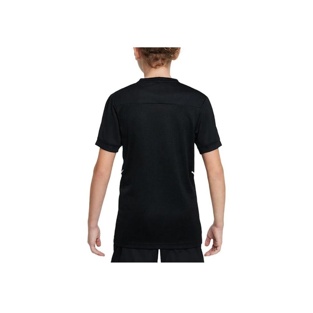 Nike Academy Dri-Fit T-Shirt Fashion Soft Casual Short Sleeve Kids Tops Black White HJ3716-010