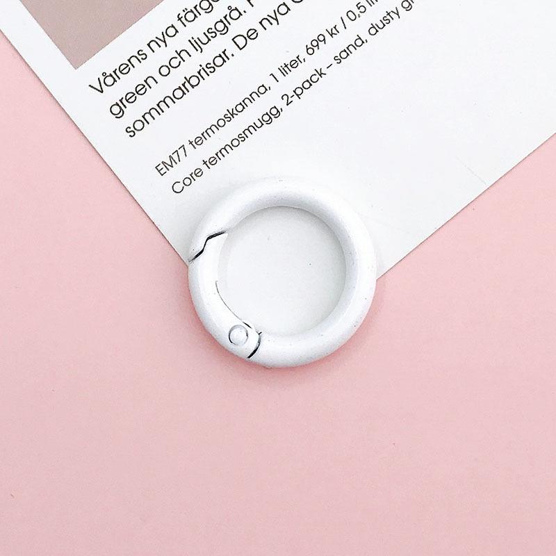 Anelli a Molla Colore Caramella – 25mm Accessori per Gioielli e Portachiavi