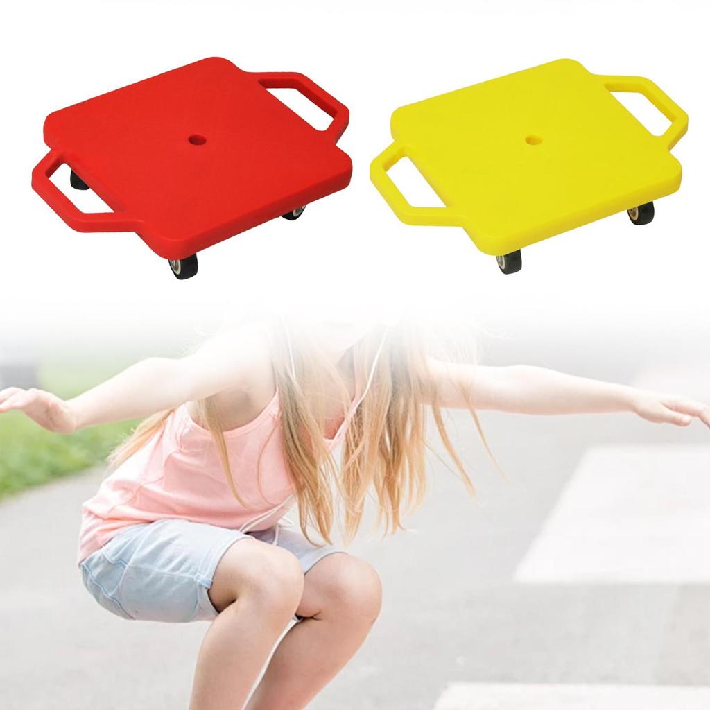 Sports Scooter Board With Handles Sitting Scooter With Casters