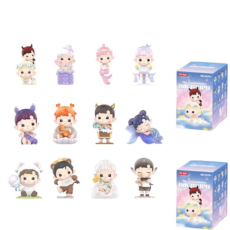 New POP MART HACIPUPU Constellation Collection Mystery Boxes Single Mystery Box/Full Box 12 Pcs PPMT-2401-0071