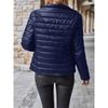 Women S Slim Fit Short Stand Collar Lightweight Cotton Jacket