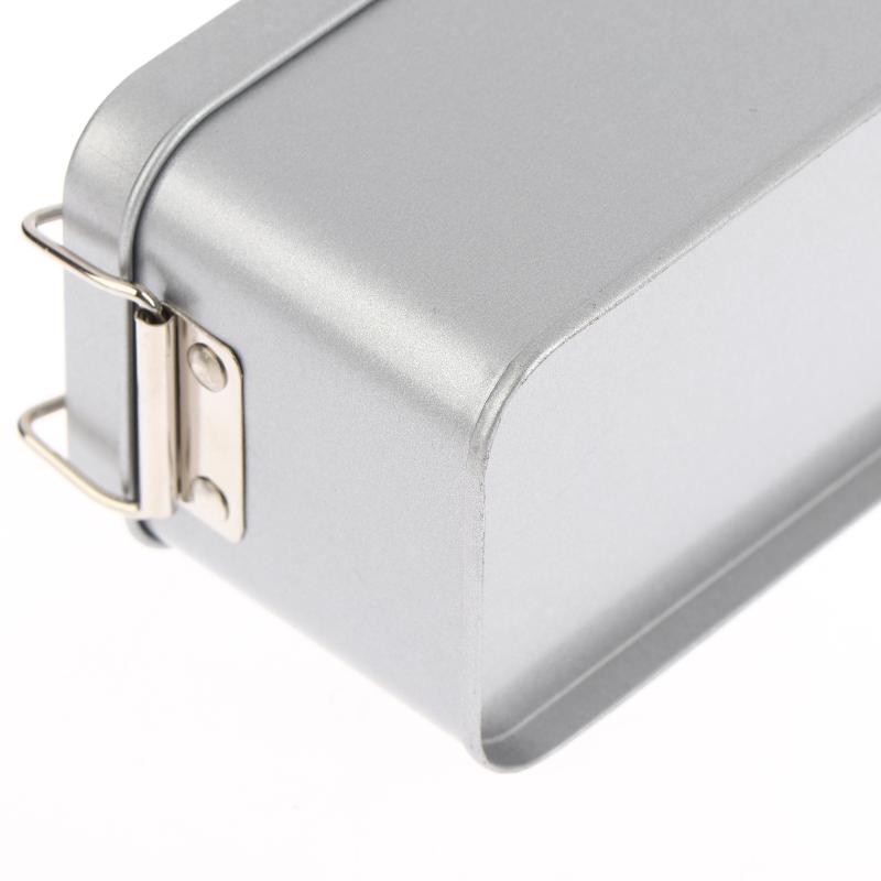 Buckle Tin Box Rectangular Tinplate Box With Lid Metal Storage Box Cake Packaging Box With Buckle Candy Box