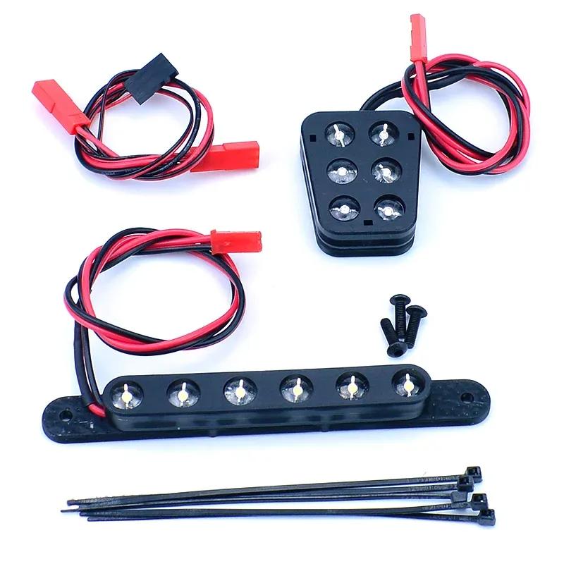 LED Headlights Taillight COB Headlights for 1/6 Traxxas RC Car XRT 8S 4WD Buggy Truck Upgrade Parts