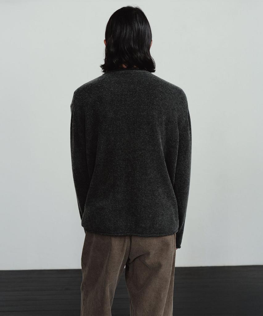 BLANKROOM Morris Roll Knit_Coal