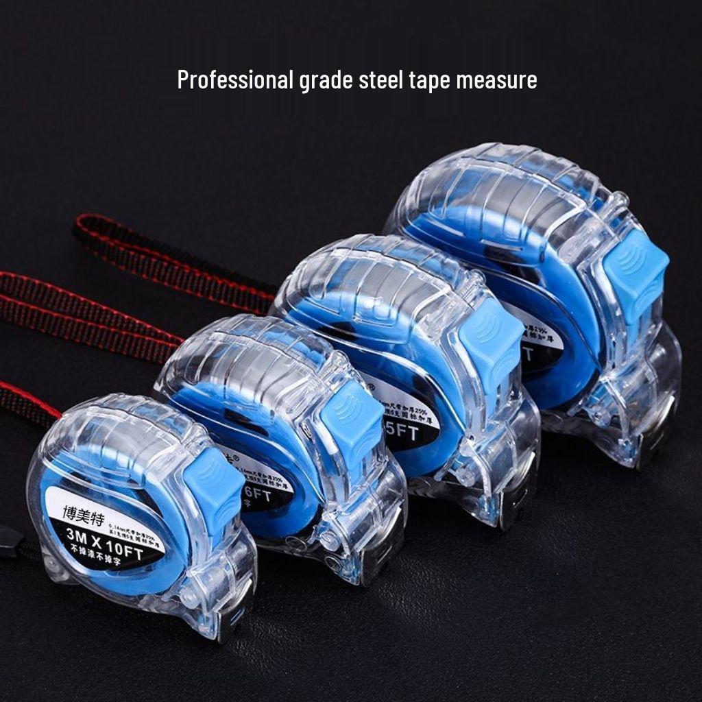 Stainless Steel High-Precision, Wear-Resistant Transparent Tape Measure (5m)