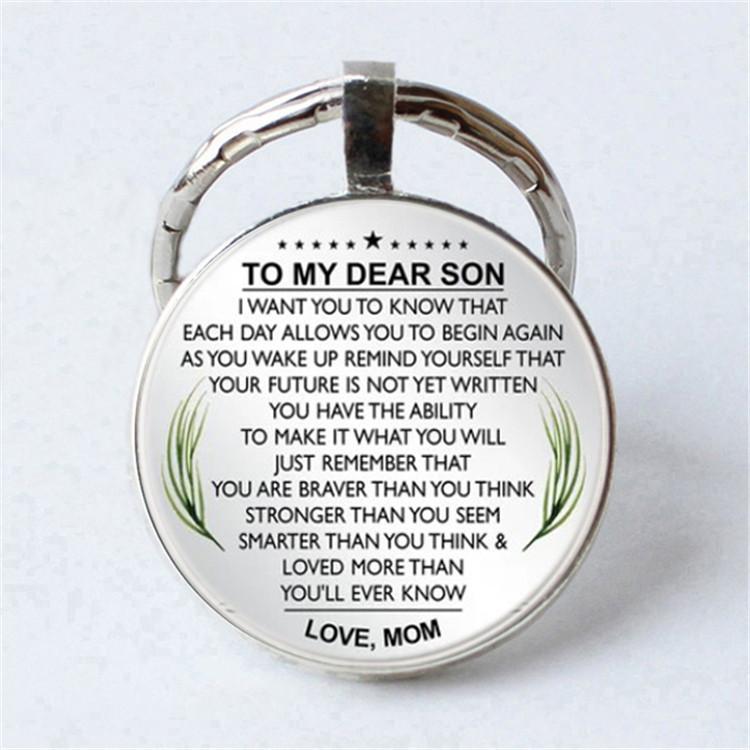 Keychain Accessories Pendant Floral Thanksgiving Text Good Friends Retro Personalized Keychain Gift Pendant