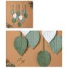Leaf Tapestry Artistic Wall Decoration Handcrafts Wood Bead Tree Leaf Tapestries