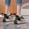 Winter velvet warm soft leather non-slip cotton shoes platform sports casual shoes