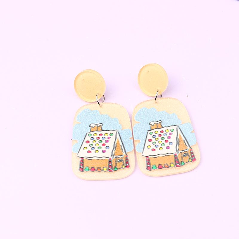 

Festive Christmas Tree & Snowman Studs: Autumn/Winter Dangle Earrings