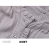 Women Stand Collar Button Front Long Sleeve Linen Shirt Loose Breathable Casual Blouse