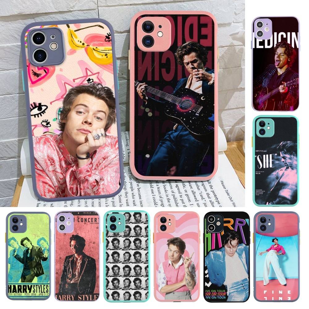 Pop Singer Harry Styles Matte Protective Case For IPhone 16 15 14 13 12 11 Pro Max X XS MAX Protection Case