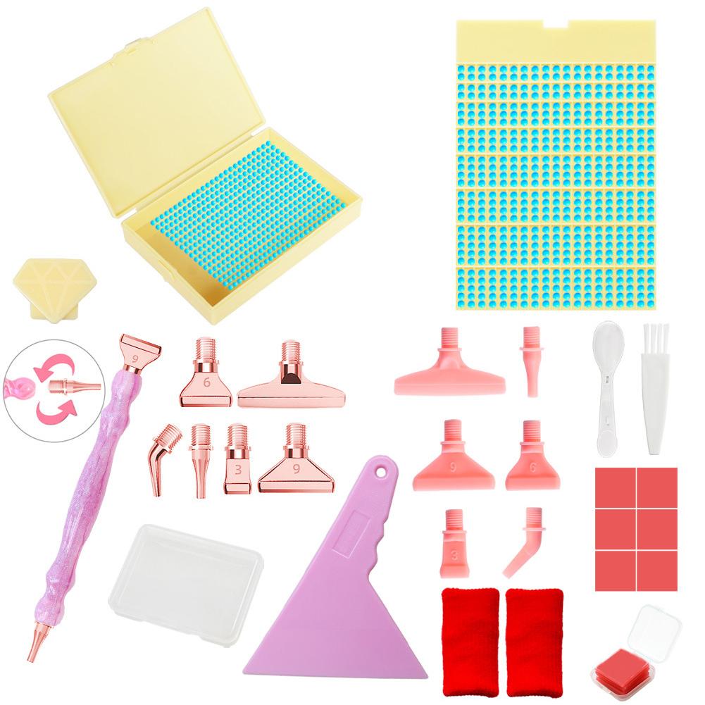 Diamond Painting Tool Set Diamond Sorting Box Diamond Painting Beads Sorting Case Diamond Painting Art Drilling Pen for Adults