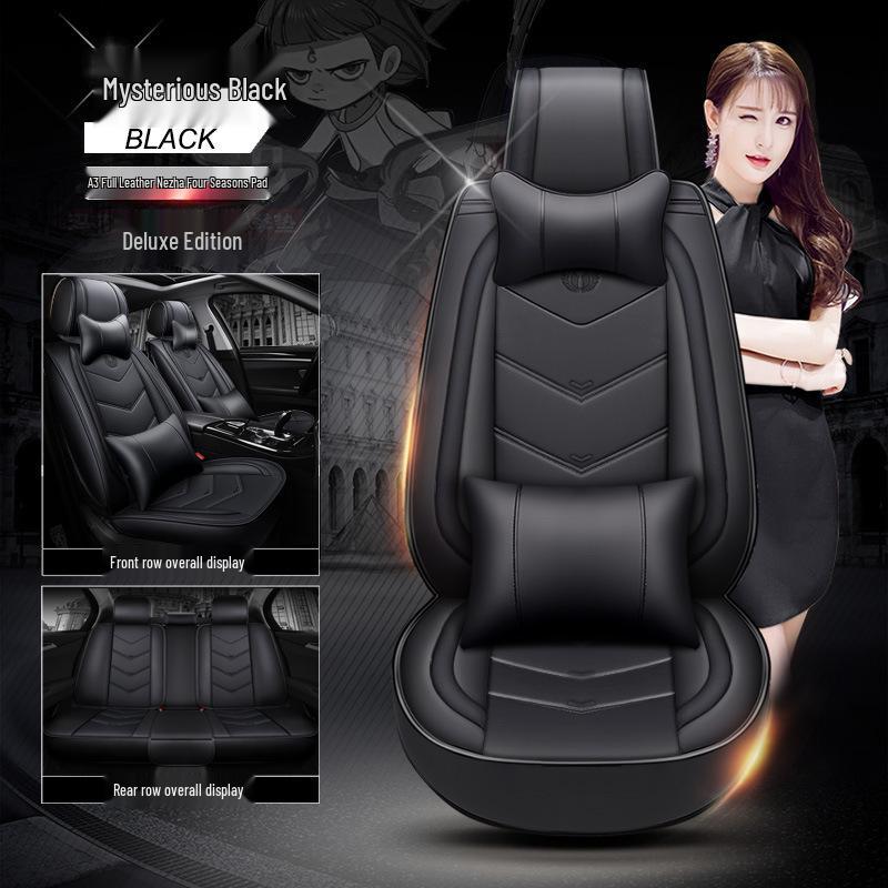 A3 Nezha Series Sporty Leather Car Seat Cushion - New Style Seat Cover Accessories