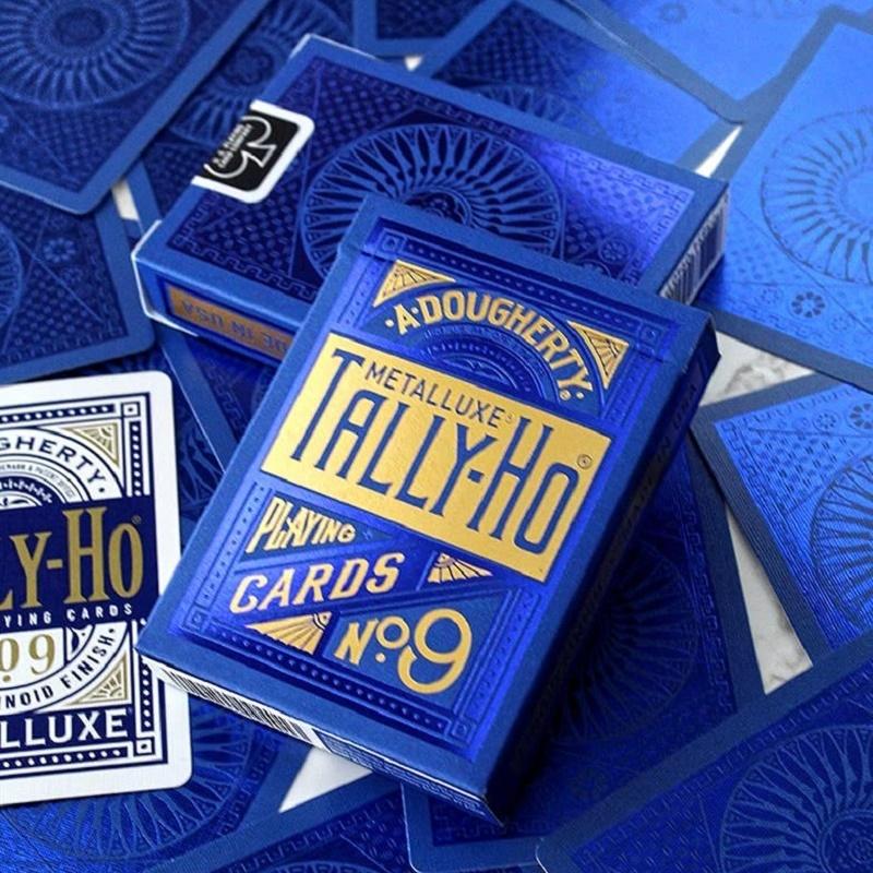 Tally-Ho Metalluxe Oyun Kartları USPCC Bisiklet Destesi Poker Boyutu Kart Oyunları Sihir Hileleri