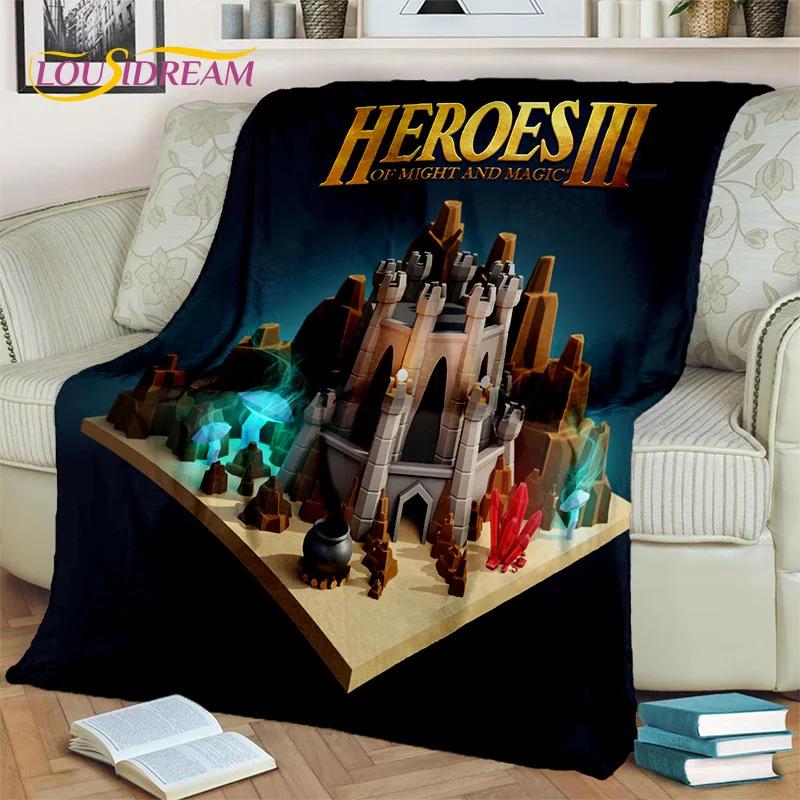Heroes of Might and Magic Classics herní přikrývka, měkká přikrývka pro domácí ložnici pohovka pohovka piknik cestovní přikrývka do kanceláře