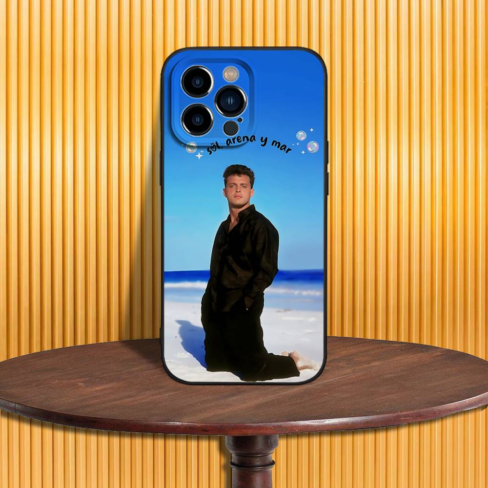 L-Luis M-Miguel Phone Case For iPhone 17,16,15,14,13,12,11,Pro,Max,Plus,X,XS,SE4,E,Mini,Soft Black Case