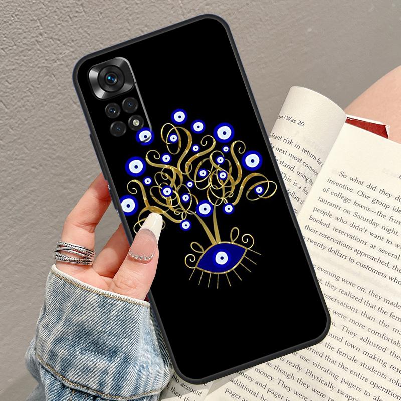 Evil Eye Phone Case For Xiaomi Redmi Note 14 12 11 9 10 13 15 Pro Plus 12C 10C 13C 14C 15C Cover