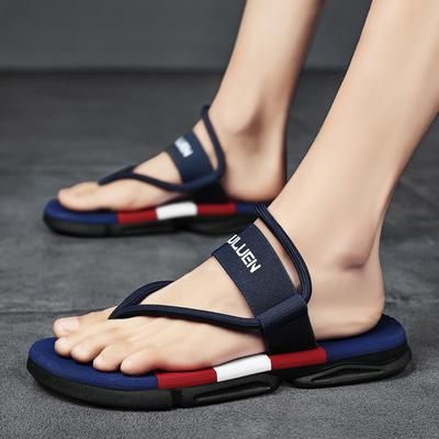 Summer Men's Sandals Outdoor Leisure Beach Shoes Men's  Slippers Men's Thick Sole Anti Slip