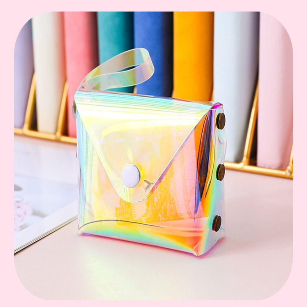 Multifunctional Pocket Wallet Transparent Credit Card Holder Portable Storage Bag  Men&Women