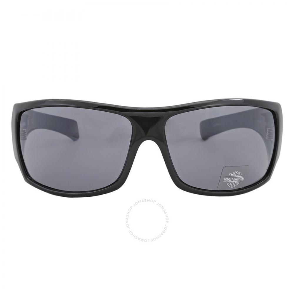 

Мужские солнцезащитные очки Harley Davidson Smoke Mirror Wrap HD0158V 01C 66