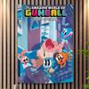 L'Incredibile Mondo Divertente di Gumball Stampa Artistica di Banner Bandiera da Parete Giapponese Appeso a Parete Anime Decorazione per la Casa
