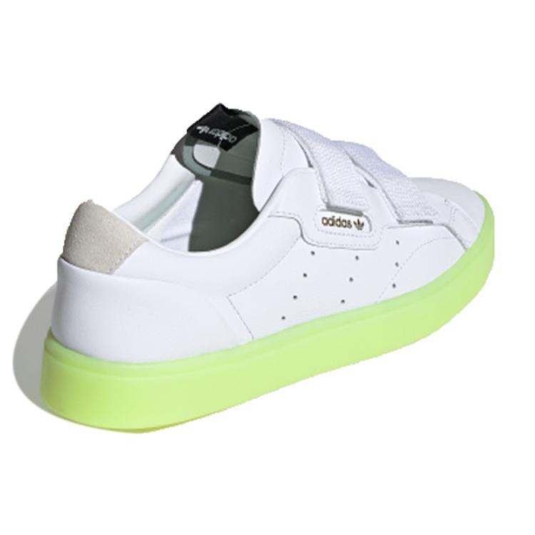 Adidas Wmns Sleek Straps 'White Yellow' EE8279