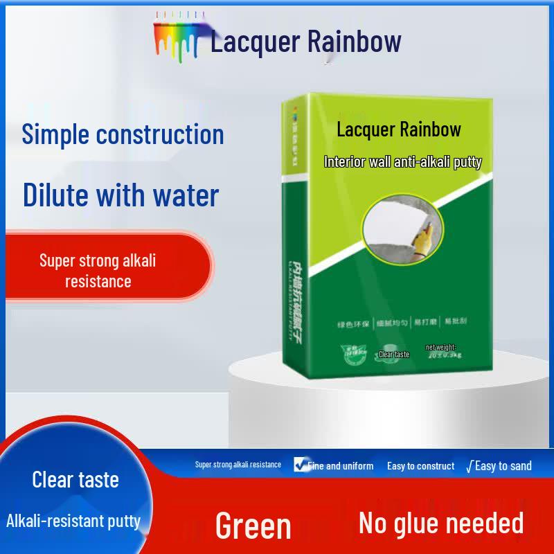 Qicai Hong Interior Wall Putty Powder, 20kg